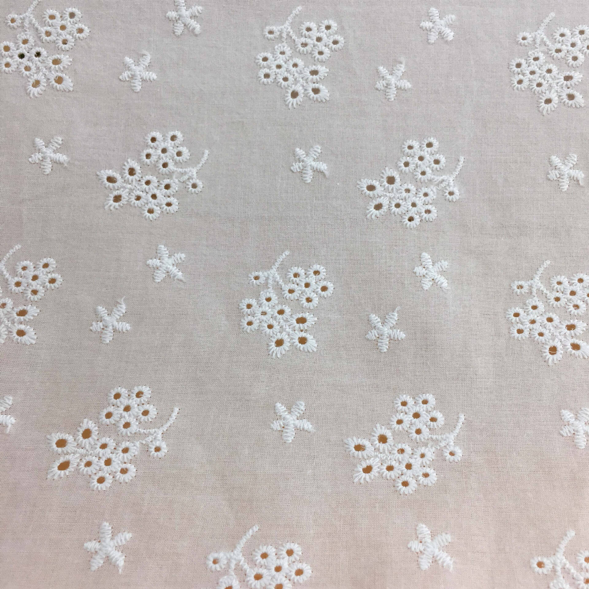 Embroidered Fabric Dress Cutwork 100% Cotton for Women's Wear Wholesal 4